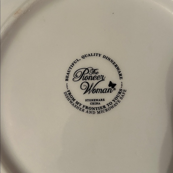 The Pioneer Woman 4 Charming Checked 9” Plates - Picture 3 of 3